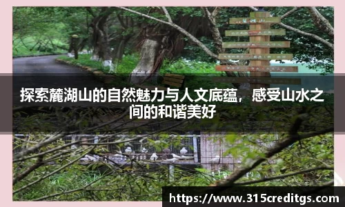 探索麓湖山的自然魅力与人文底蕴，感受山水之间的和谐美好